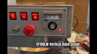 SF150LW Vertical Continuous band sealer Plastic sealing machine